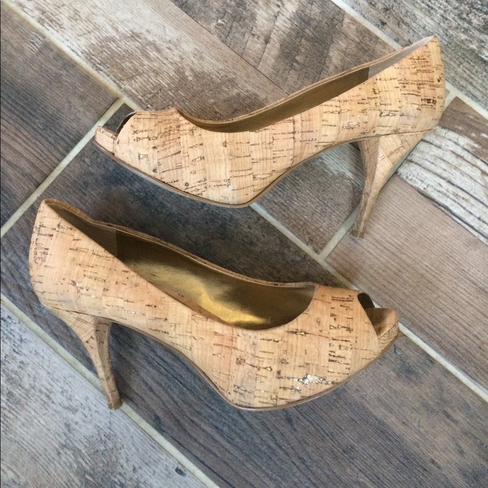 Nine West Cork Peep Toe Heels